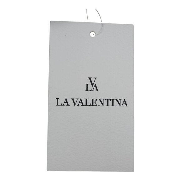 La Valentina Womens Black Belt M/L With Brass Buckle & Eyelets 1 7/8" Wide 43" L - Picture 5 of 13